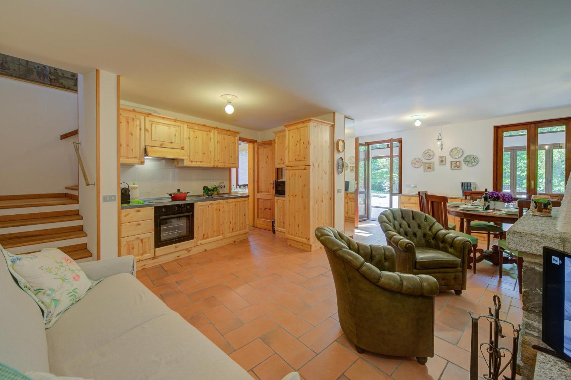 Villa Il Castagno Few Min From Beach - Happy Rentals Castelveccana Exterior foto